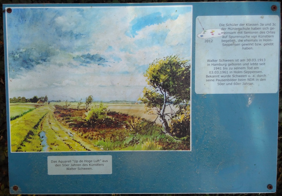 Aquarell Hohe Luft Walter Schween