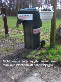kein Wochenblatt? kein Wochenblatt?