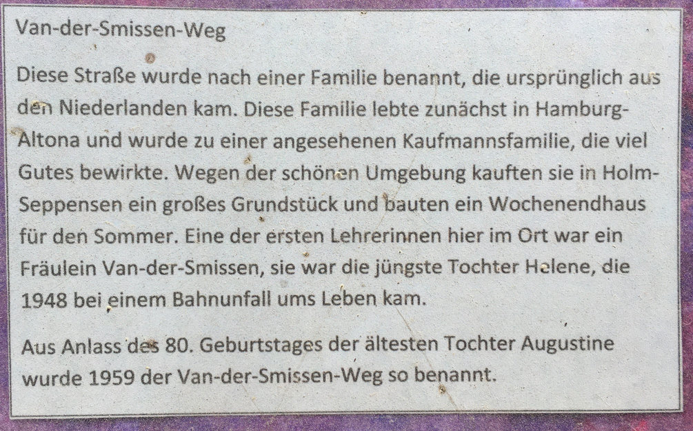 Van-der-Smissen-Weg